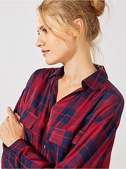 Camisa aos quadrados - Kiabi