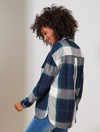 Camisa aos quadrados - Kiabi