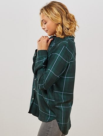 Camisa aos quadrados - Kiabi