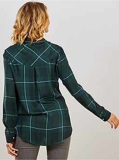Camisa aos quadrados - Kiabi