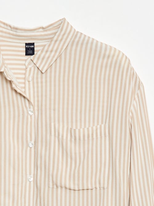 Camisa às riscas - So Easy - Kiabi