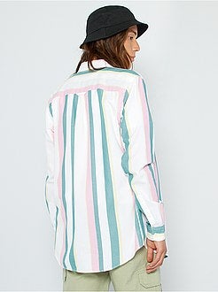 Camisa às riscas - Kiabi