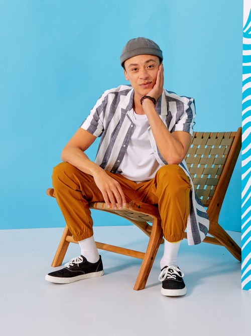 Camisa às riscas - Kiabi