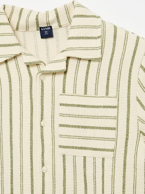Camisa às riscas - Kiabi
