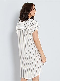 Camisa às riscas - Kiabi