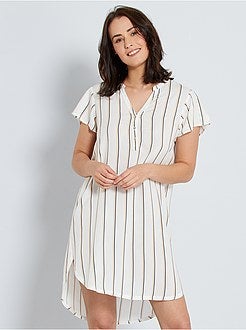 Camisa às riscas - Kiabi