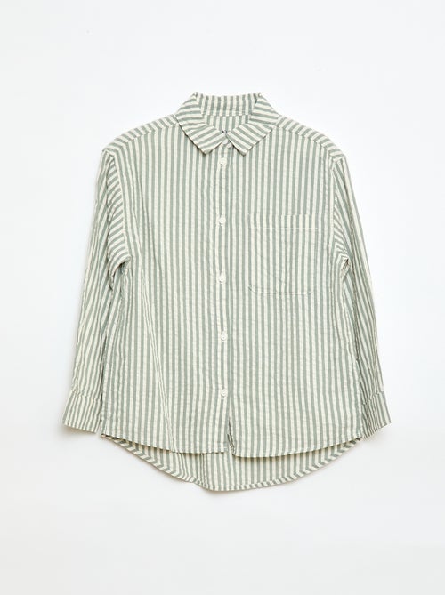 Camisa às riscas - Kiabi