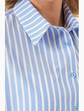 Camisa às riscas oversize bdart