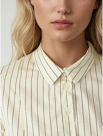 Camisa às riscas slim fit hiccup
