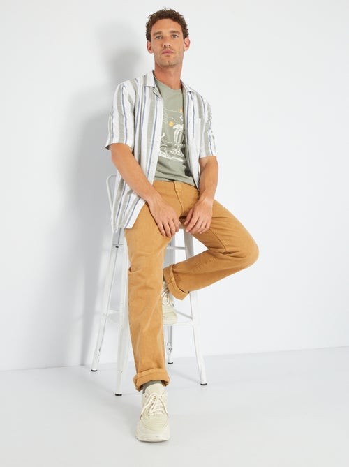 Camisa às riscas - Kiabi