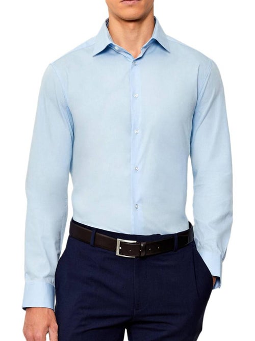 Camisa Azul Calvin Klein Jeans para Homem LV019EU001 - Kiabi Camisa Azul Calvin Klein Jeans para Homem LV019EU001 - Kiabi