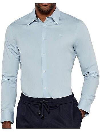 Camisa Sólida Camel Calvin Klein Jeans para Homem