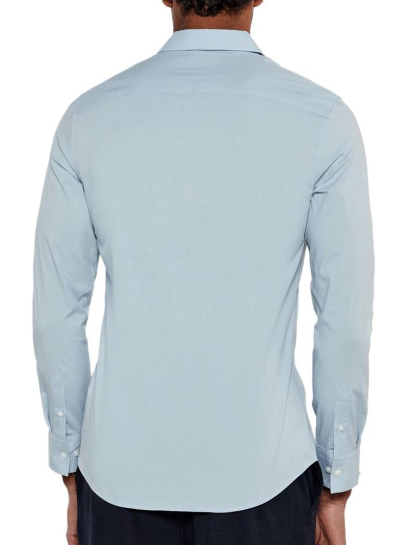 Camisa Azul Claro Calvin Klein Jeans Homem Azul - Kiabi