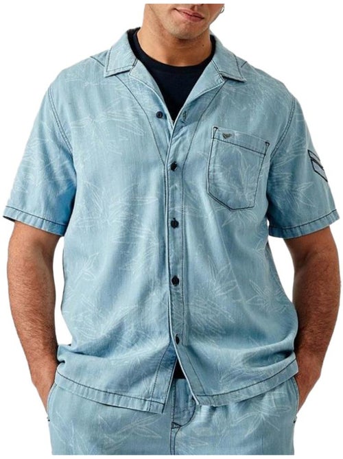 Camisa Azul Kaporal Dilon para Homem - Kiabi Camisa Azul Kaporal Dilon para Homem - Kiabi