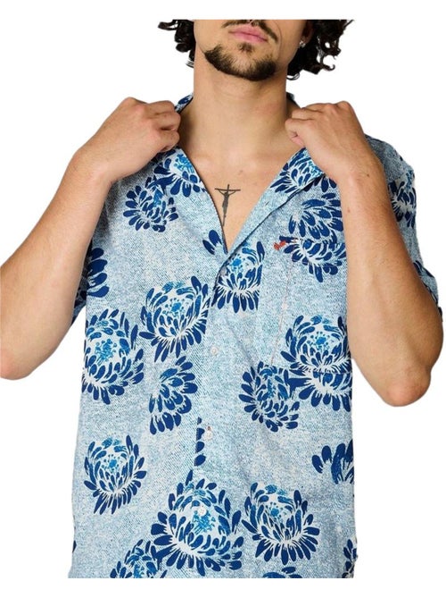 Camisa Azul Kaporal KAMIZH para Homem - Kiabi