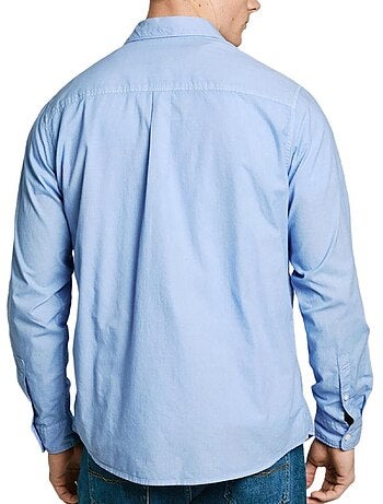 Camisa Azul Masculina Pepe Jeans Arnold