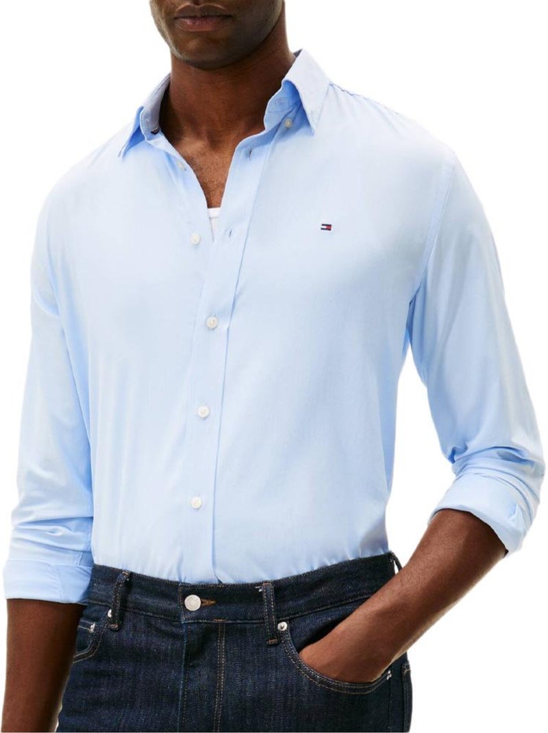 Camisa Azul Performance Tommy Hilfiger para Homem Azul - Kiabi