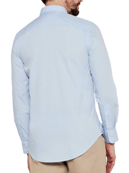 Camisa Azul Tommy Hilfiger Flex Poplin para Homem - Kiabi Camisa Azul Tommy Hilfiger Flex Poplin para Homem - Kiabi