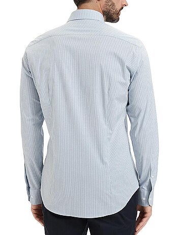 Camisa azul tommy hilfiger para homem clássica mini