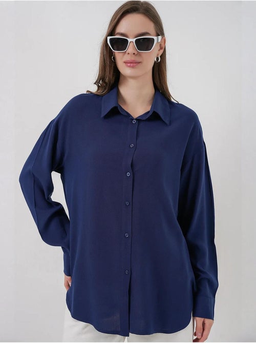 Camisa básica com botões bdart - Kiabi Camisa básica com botões bdart - Kiabi
