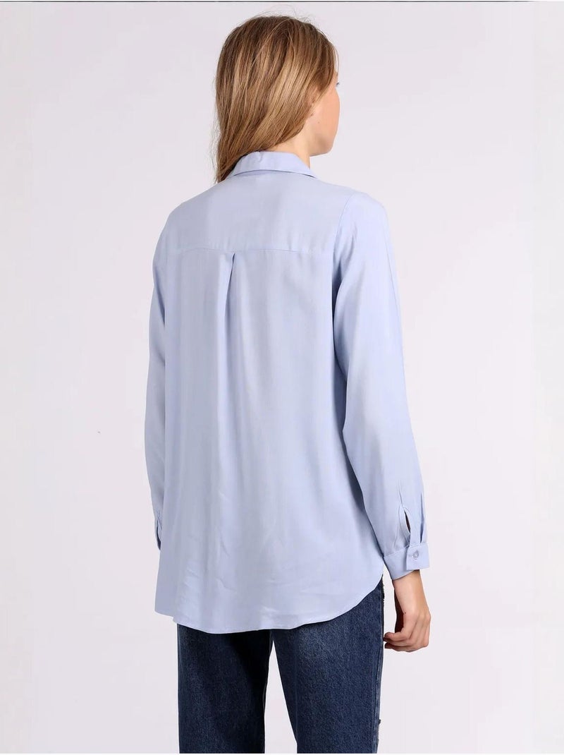 Camisa básica com botões bdart Azul-pastel - Kiabi