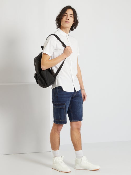 Camisa básica de algodão - Kiabi