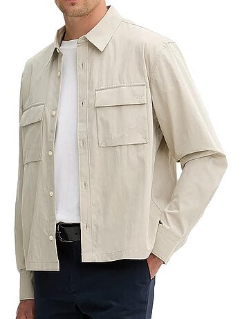 Camisa Bege de Nylon Calvin Klein Jeans para Homem