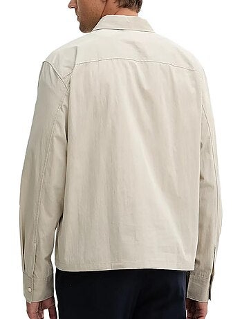 Camisa Bege de Nylon Calvin Klein Jeans para Homem