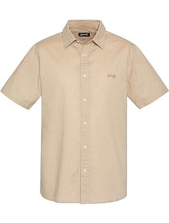 Chemise Ecru para Homem Schott SHROMC