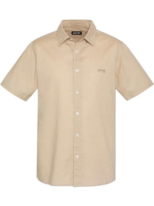 Camisa Bege para Homem Schott SHROMC - Kiabi
