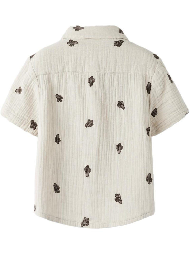 Camisa Bege para Menino Name It Joshua Bege - Kiabi