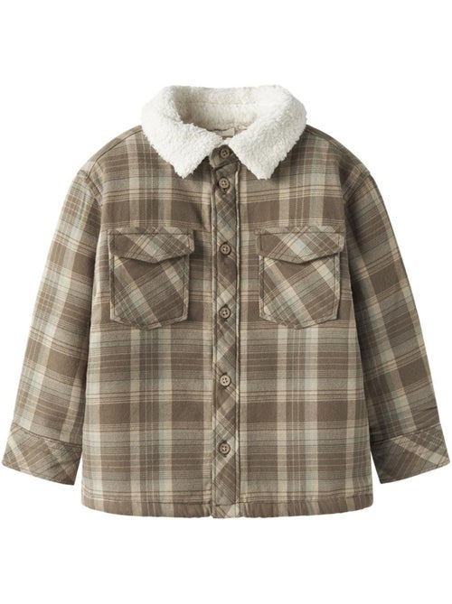Camisa bege/taupe name it tavor para rapaz - Kiabi