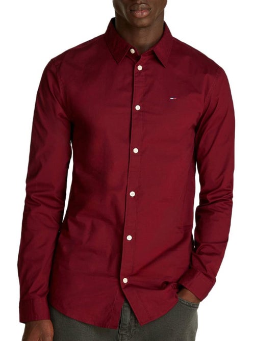 Camisa Bordeaux Original Tommy Hilfiger para Homem - Kiabi Camisa Bordeaux Original Tommy Hilfiger para Homem - Kiabi