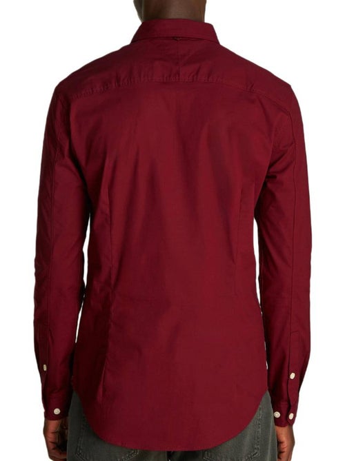Camisa bordeaux original tommy hilfiger para homem - Kiabi Camisa bordeaux original tommy hilfiger para homem - Kiabi