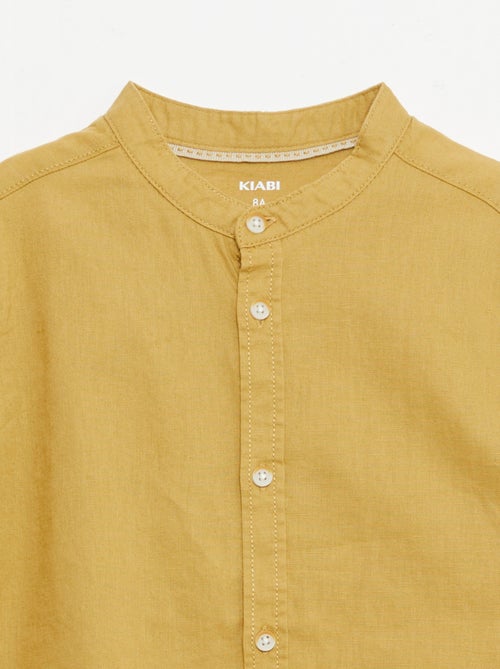 Camisa branca de algodão - Kiabi
