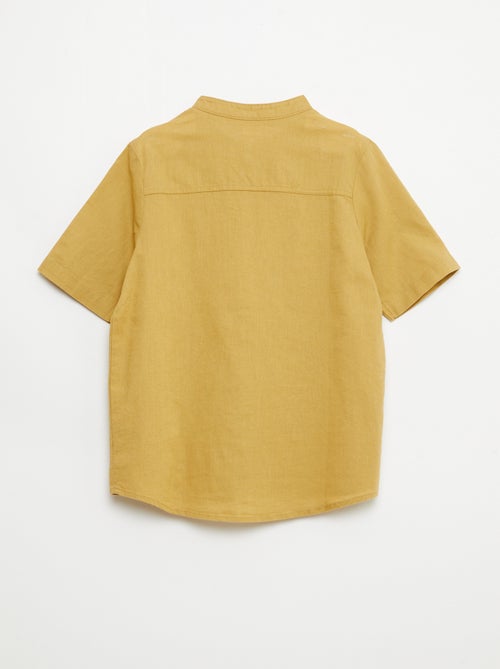 Camisa branca de algodão - Kiabi