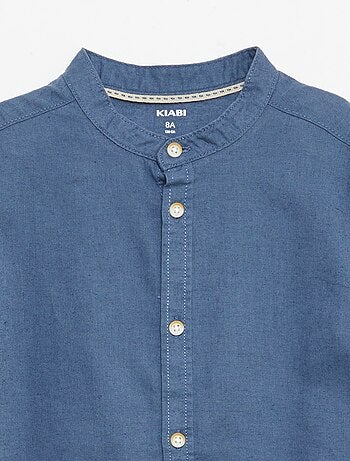 Camisa branca de algodão