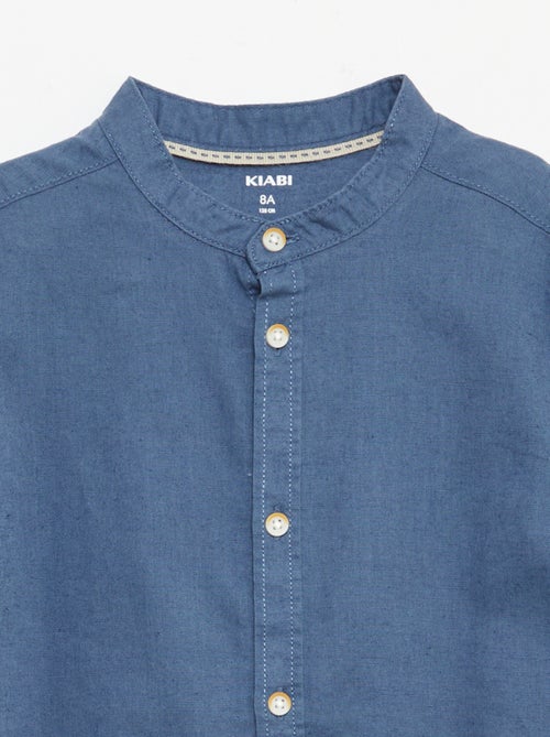 Camisa branca de algodão - Kiabi