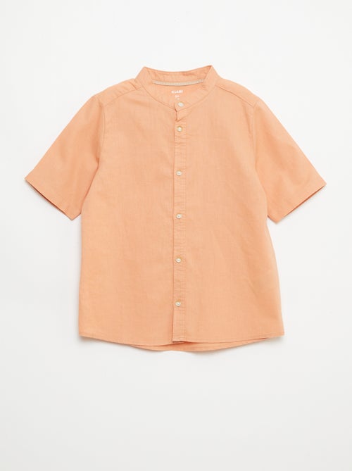 Camisa branca de algodão - Kiabi