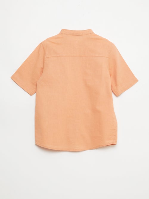 Camisa branca de algodão - Kiabi