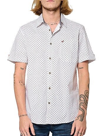 Camisa Branca Estampada para Homem Kaporal KALON