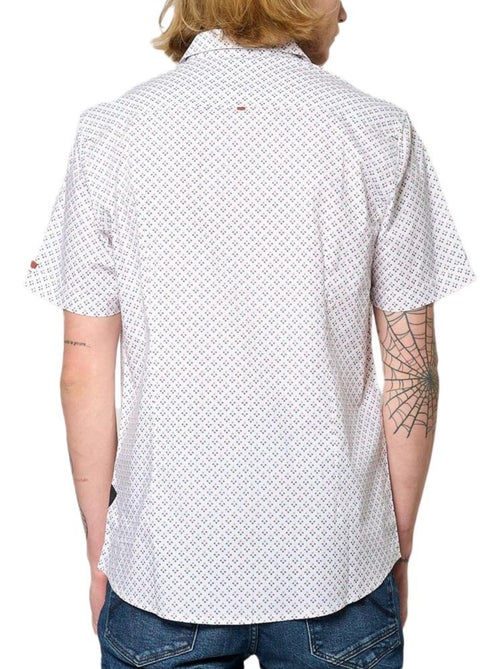 Camisa Branca Estampada para Homem Kaporal KALON - Kiabi Camisa Branca Estampada para Homem Kaporal KALON - Kiabi