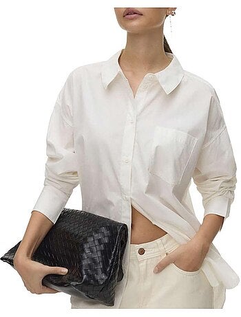 Camisa Branca Feminina Vero Moda Awparina