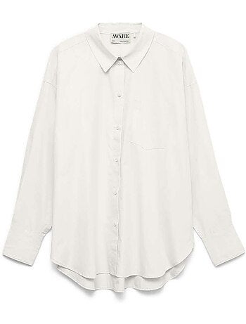 Camisa Branca Feminina Vero Moda Awparina
