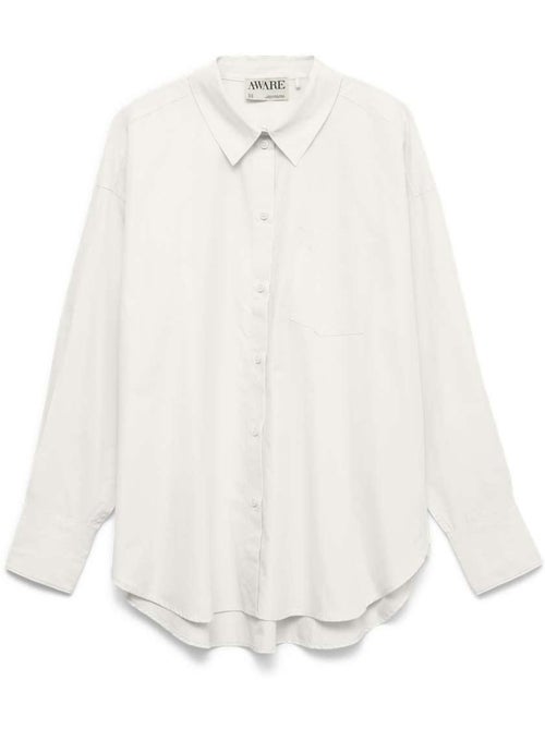 Camisa Branca Feminina Vero Moda Awparina - Kiabi