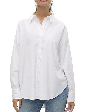 Camisa Branca Feminina Vero Moda Fanni