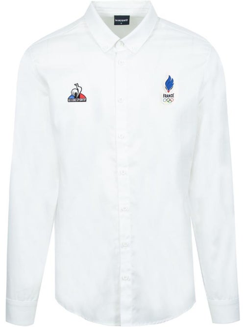 Camisa Branca Le Coq Sportif Paris 2024 para Homem - Kiabi Camisa Branca Le Coq Sportif Paris 2024 para Homem - Kiabi