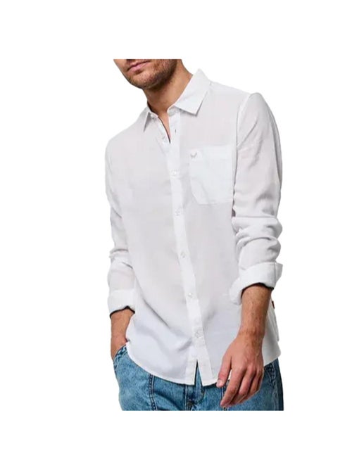 Camisa branca masculina kaporal bayah - Kiabi Camisa branca masculina kaporal bayah - Kiabi