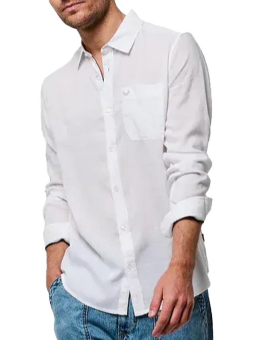 Camisa branca masculina kaporal bayah - Kiabi Camisa branca masculina kaporal bayah - Kiabi