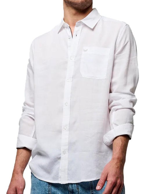 Camisa Branca Masculina Kaporal BOTUS - Kiabi Camisa Branca Masculina Kaporal BOTUS - Kiabi
